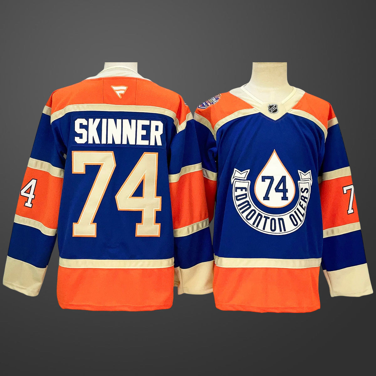 Edmonton Oilers #74 Stuart Skinner Hockey Jersey