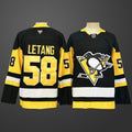 #58 Kris Letang Pittsburgh Penguins Jersey