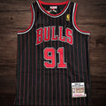 Men’s Chicago Bulls 1996-97 #91 Dennis Rodman Jersey
