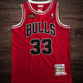 Men’s Chicago Bulls 1997-98 Finals #33 Scottie Pippen Jersey Red