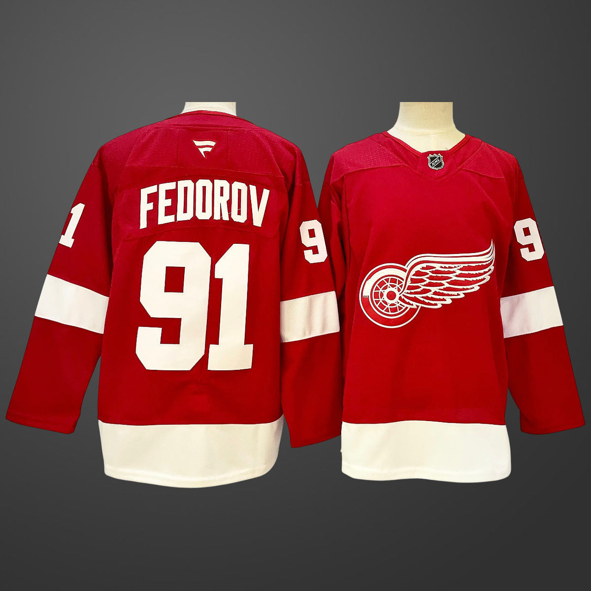 Sergei Fedorov #91 A Detroit Red Wings Jersey