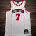 Men’s 1996-97 Slam Dunk Shohoku #7 white jersey