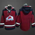Men’s Colorado Avalanche Team Blank All Stitched Hoodie