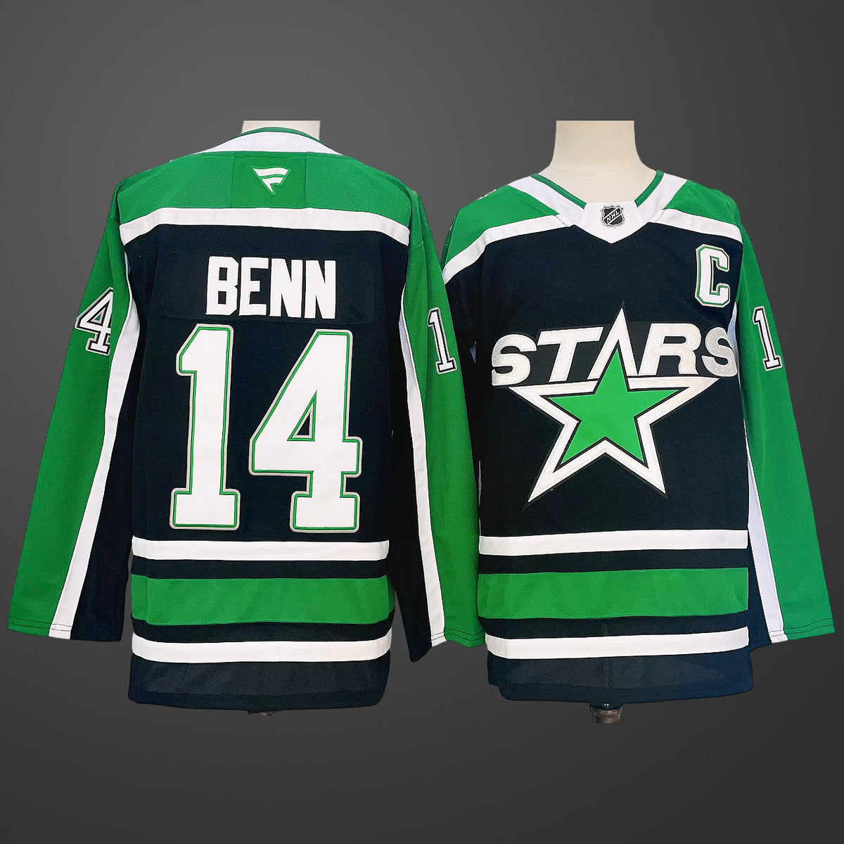 #14 Jamie Benn Black Dallas Stars Jersey