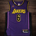 Men’s Los Angeles Lakers 2023 #6 Lebron James Player Edition Purple Jersey