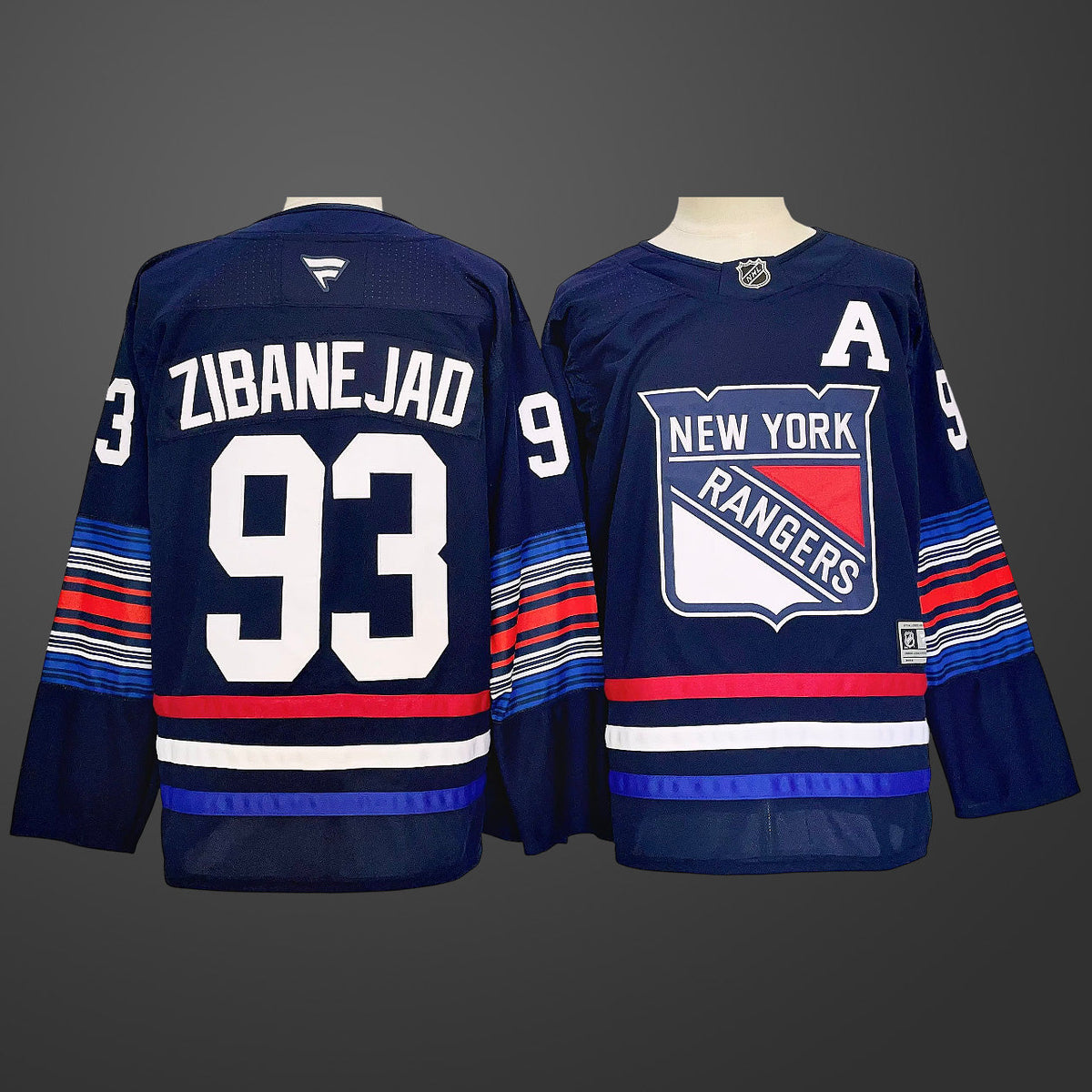 #93 Mika Zibanejad New York Rangers Jersey