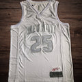 Men’s Detroit Pistons MVP #25 Rose White Jersey