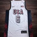 Men’s 2024 Olympics Team USA #6 James White Jersey