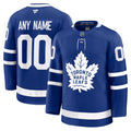 Custom Men’s Toronto Maple Leafs Blue Stitched Jersey