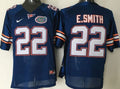 Florida Gators #22 E.SMITH Blue Stitched Jersey