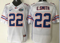 Florida Gators #22 E.SMITH White Stitched Jersey