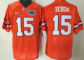 Florida Gators Orange #15 TEBOW Stitched Jersey