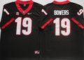 Georgia Bulldogs Black #19 BOWERS Stitched Jersey