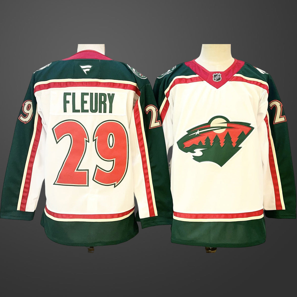 Men’s  Minnesota Wild #29 Marc-Andre Fleury White Jersey