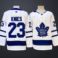Men’s Toronto Maple Leafs #23 KNIES White Stitched Jersey
