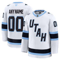 Men’s Utah Mammoth Fanatics White Away Premium Custom Jersey