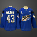 Men’s Washington Capitals Tom Wilson #43 Blue Jersey
