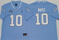 North Carolina Tar Heels Blue #10 MAYE Stitched Jersey