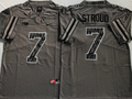 Ohio State Buckeyes GRAY #7 STROUD Stitched Jersey