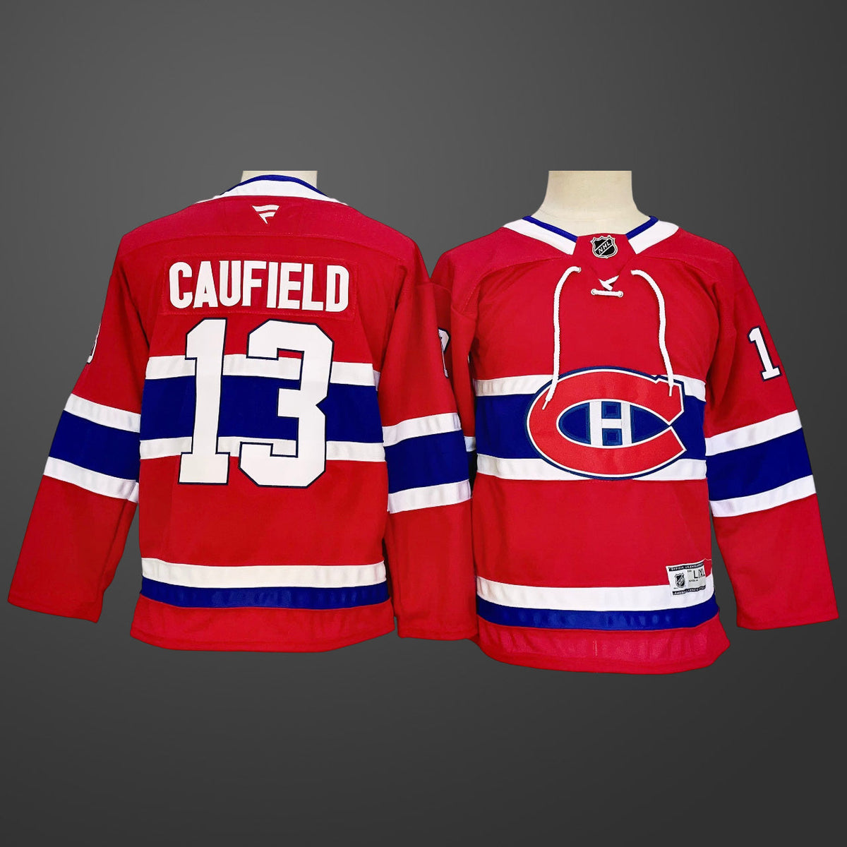 Youth #13 Cole Caufield Montreal Canadiens Jersey