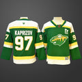 Youth Minnesota Wild #97 Kirill Kaprizov Green Hockey Jersey