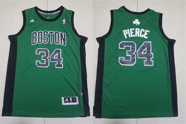 Boston Celtics #34 Paul Pierce Swingman Green With Black Jersey
