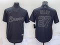 Men’s Atlanta Braves Austin Riley #27 Black Baseball Jersey