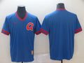 Men’s Atlanta Braves Blue Cooperstown Collection Blank Jersey