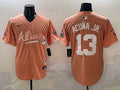 Men’s Atlanta Braves Ronald Acuna Jr. #13 Pink 2025 City Connect Limited Jersey