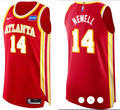 Mens Atlanta Hawks #14 Asa Newell Red Icon Edition Swingman Jersey