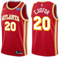Mens Atlanta Hawks #20 Zuby Ejiofor Red Icon Edition Swingman Jersey