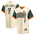 Men’s Baltimore Orioles #7 Jackson Holliday Nike Natural 2026 City Connect Stadium Jersey