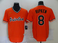 Men’s Baltimore Orioles Cal Ripken Jr. #8 Orange Team Jersey
