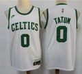 Mens Boston Celtics #0 Jayson Tatum 2021-22 Classic Edition White Year Zero Jersey