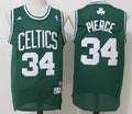 Men’s Boston Celtics #34 Paul Pierce Green Hardwood Classics Soul Swingman Stitched NBA Throwback Jersey