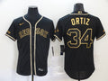 Men's Boston Red Sox David Ortiz #34 Black Jersey