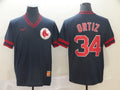 Men’s Boston Red Sox David Ortiz #34 Navy Jersey