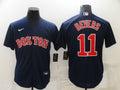 Men’s Boston Red Sox Rafael Devers #11 Navy Baseball Jersey