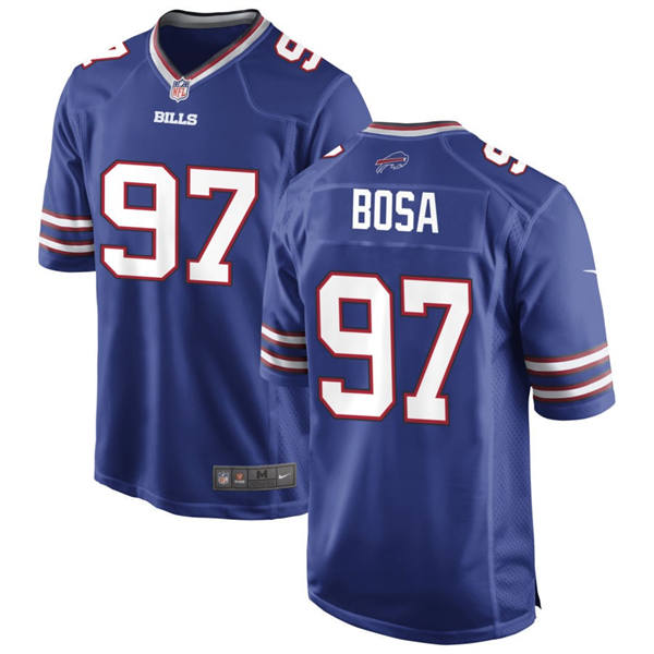 Mens Buffalo Bills #97 Joey Bosa Nike Royal Vapor F.U.S.E. Limited Jersey