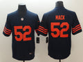 Men’s Chicago Bears #52 Khalil Mack Nike Navy Orange Vapor Limited Jersey