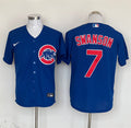 Men’s Chicago Cubs Dansby Swanson #7 Royal Jersey