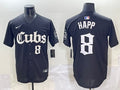 Men’s Chicago Cubs Ian Happ #8 Black Jersey