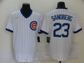 Men’s Chicago Cubs Ryne Sandberg #23 White Stitched Jersey