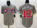 Men’s Chicago Cubs Shota Imanaga #18 Gray Jersey