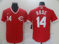 Men’s Cincinnati Reds Pete Rose #14 Red Jersey