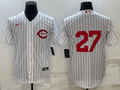 Men’s Cincinnati Reds Scott Rolen #27 White 2022 MLB at Field of Dreams Authentic Jersey