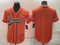 Men’s Cleveland Browns Orange Blank Jersey