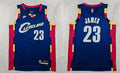 Mens Cleveland Cavaliers #23 LeBron James Nike Navy Classic Edition Swingman Jersey