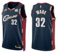 Mens Cleveland Cavaliers #32 Dean Wade Nike Navy Classic Edition Swingman Jersey