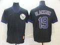 Men’s Colorado Rockies Charlie Blackmon #19 Black Baseball Jersey